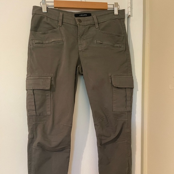 J Brand Grayson Pants in Olive - Picture 1 of 7